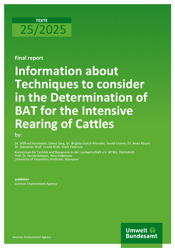Cover of report 